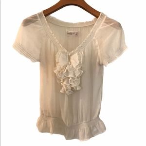 Abercrombie & Fitch Chiffon Romantic Top